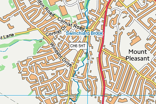 CH6 5HT map - OS VectorMap District (Ordnance Survey)