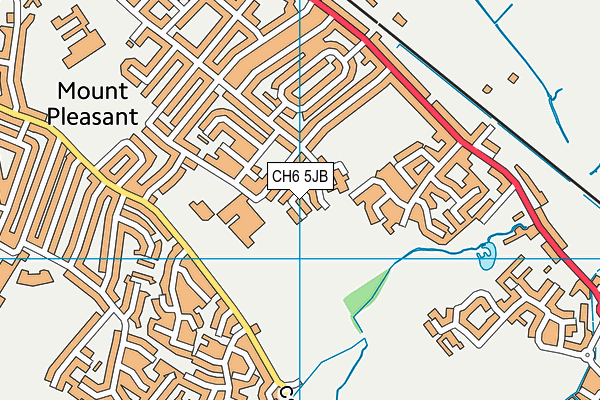 CH6 5JB map - OS VectorMap District (Ordnance Survey)