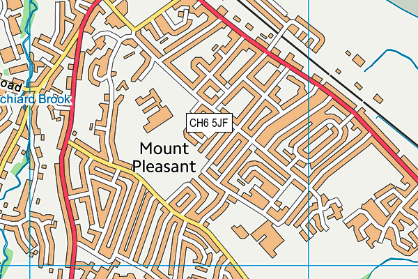 CH6 5JF map - OS VectorMap District (Ordnance Survey)