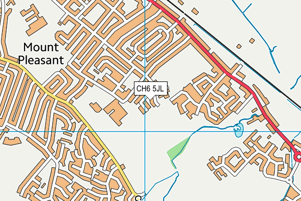 CH6 5JL map - OS VectorMap District (Ordnance Survey)