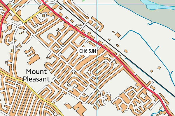 CH6 5JN map - OS VectorMap District (Ordnance Survey)