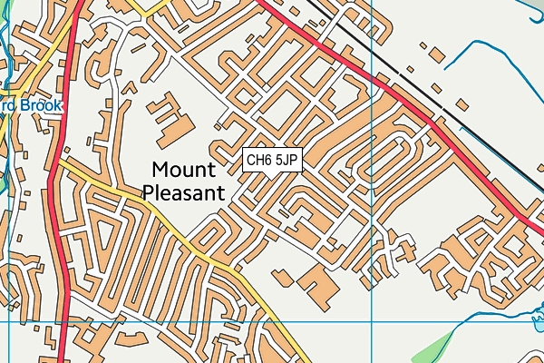 CH6 5JP map - OS VectorMap District (Ordnance Survey)