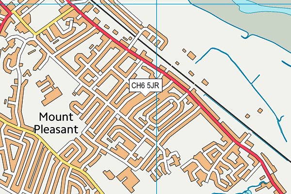 CH6 5JR map - OS VectorMap District (Ordnance Survey)