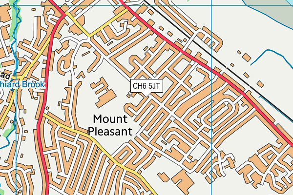 CH6 5JT map - OS VectorMap District (Ordnance Survey)