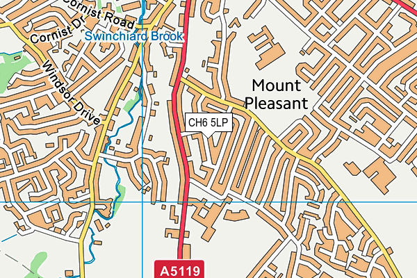 CH6 5LP map - OS VectorMap District (Ordnance Survey)