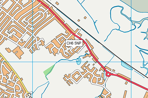 CH6 5NP map - OS VectorMap District (Ordnance Survey)
