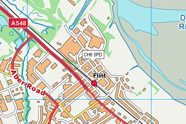 CH6 5PD map - OS VectorMap District (Ordnance Survey)