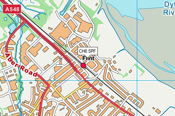 CH6 5PF map - OS VectorMap District (Ordnance Survey)