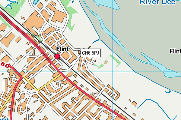 CH6 5PJ map - OS VectorMap District (Ordnance Survey)