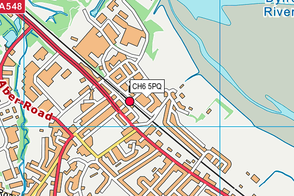 CH6 5PQ map - OS VectorMap District (Ordnance Survey)