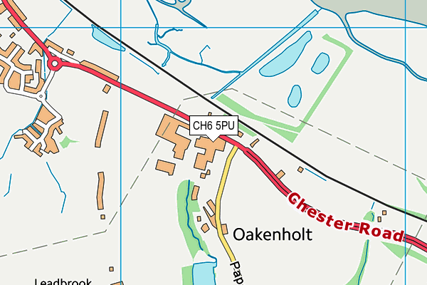 CH6 5PU map - OS VectorMap District (Ordnance Survey)