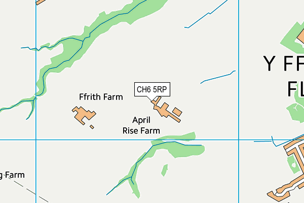 CH6 5RP map - OS VectorMap District (Ordnance Survey)