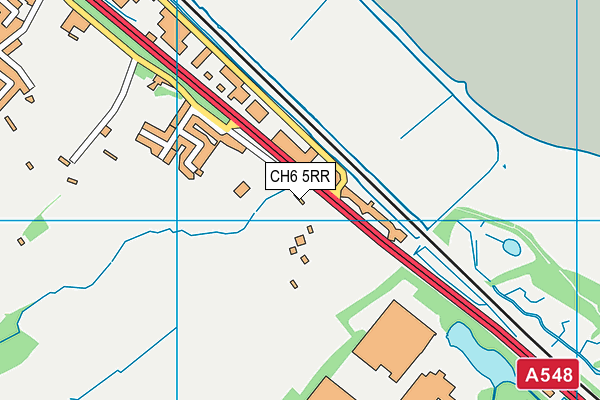 CH6 5RR map - OS VectorMap District (Ordnance Survey)