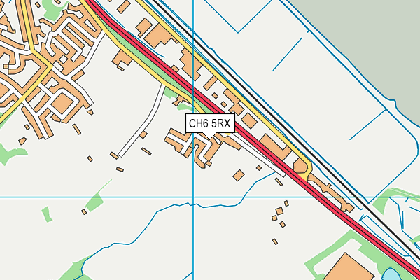 CH6 5RX map - OS VectorMap District (Ordnance Survey)