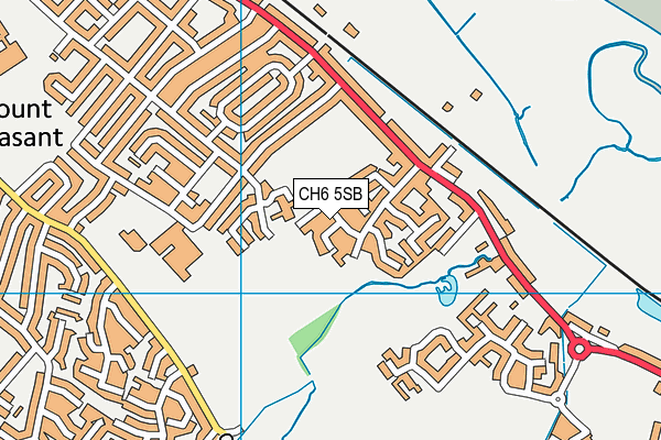 CH6 5SB map - OS VectorMap District (Ordnance Survey)