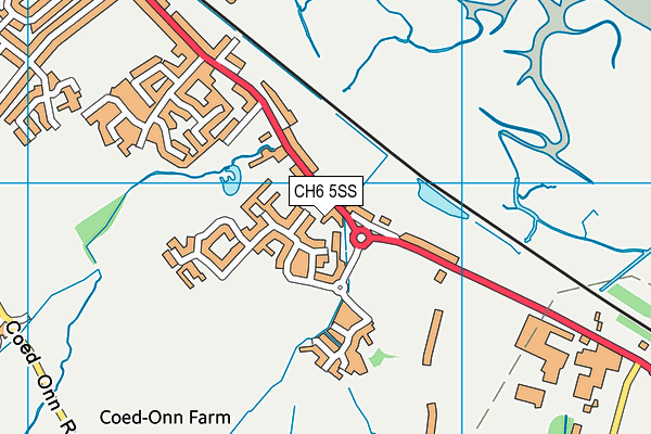 CH6 5SS map - OS VectorMap District (Ordnance Survey)