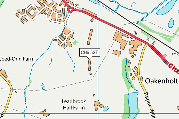 CH6 5ST map - OS VectorMap District (Ordnance Survey)