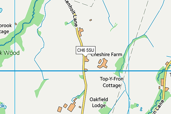 CH6 5SU map - OS VectorMap District (Ordnance Survey)