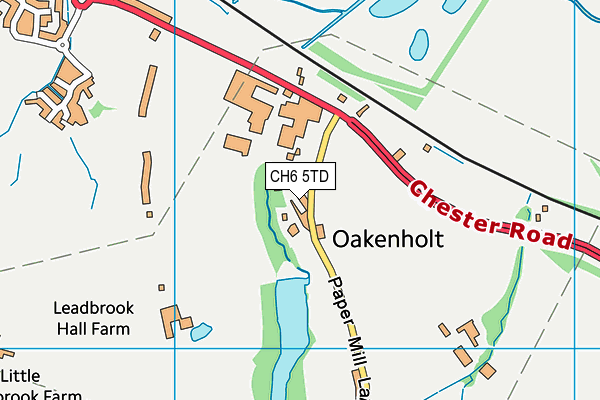 CH6 5TD map - OS VectorMap District (Ordnance Survey)