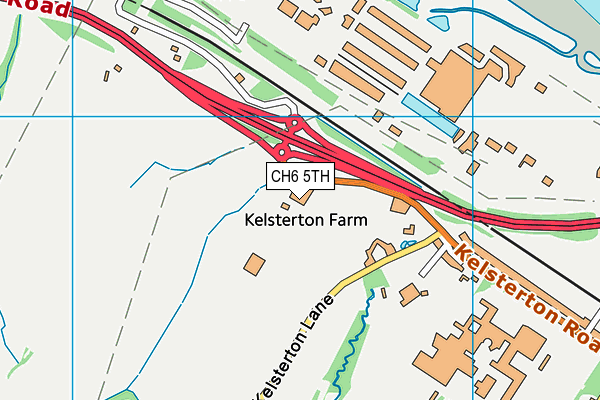 CH6 5TH map - OS VectorMap District (Ordnance Survey)