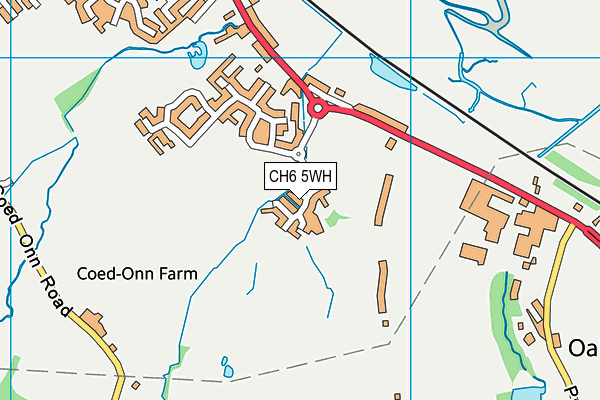 CH6 5WH map - OS VectorMap District (Ordnance Survey)