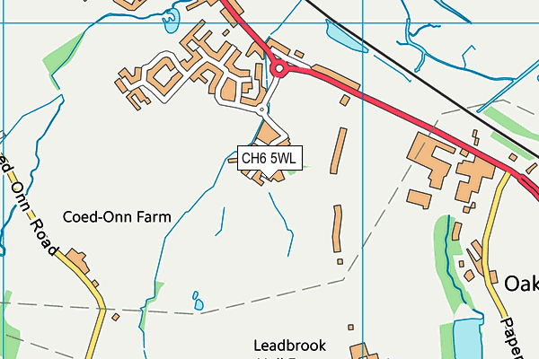 CH6 5WL map - OS VectorMap District (Ordnance Survey)