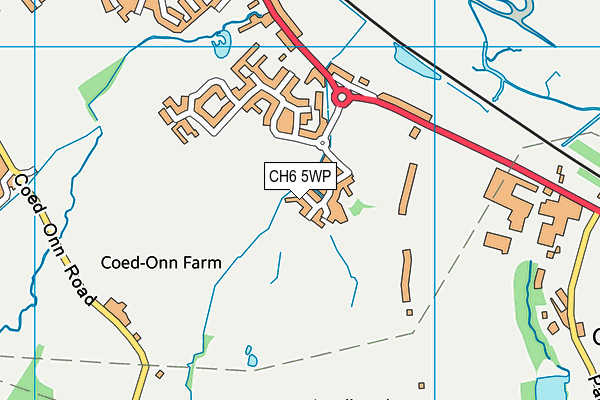 CH6 5WP map - OS VectorMap District (Ordnance Survey)