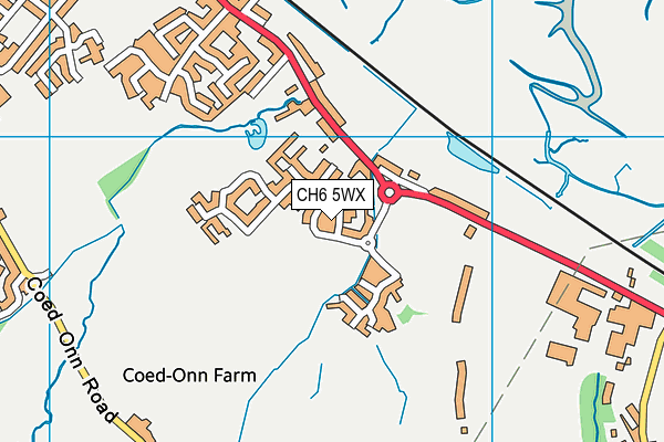 CH6 5WX map - OS VectorMap District (Ordnance Survey)