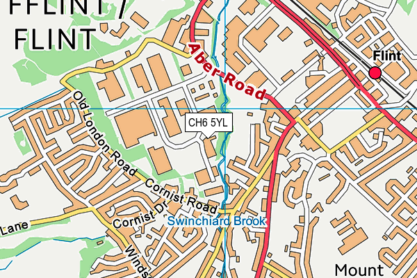 CH6 5YL map - OS VectorMap District (Ordnance Survey)