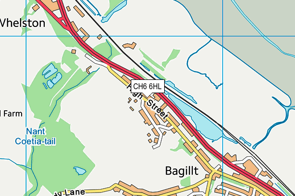 CH6 6HL map - OS VectorMap District (Ordnance Survey)