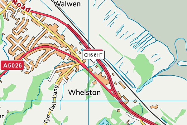 CH6 6HT map - OS VectorMap District (Ordnance Survey)