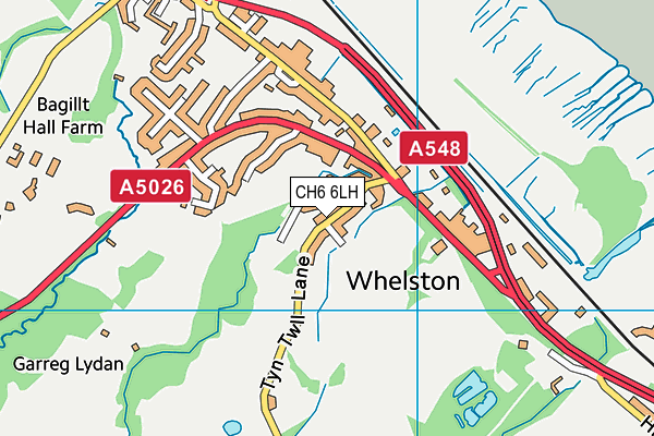 CH6 6LH map - OS VectorMap District (Ordnance Survey)