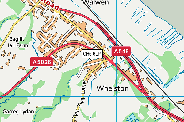 CH6 6LP map - OS VectorMap District (Ordnance Survey)