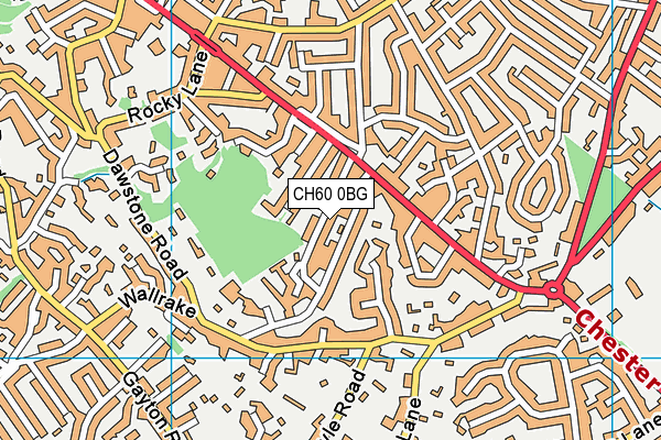 CH60 0BG map - OS VectorMap District (Ordnance Survey)