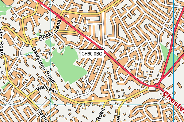 CH60 0BQ map - OS VectorMap District (Ordnance Survey)