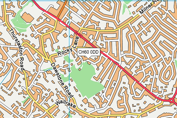 CH60 0DD map - OS VectorMap District (Ordnance Survey)