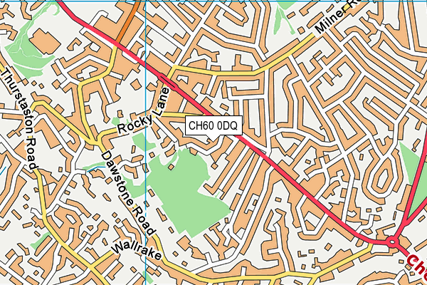 CH60 0DQ map - OS VectorMap District (Ordnance Survey)