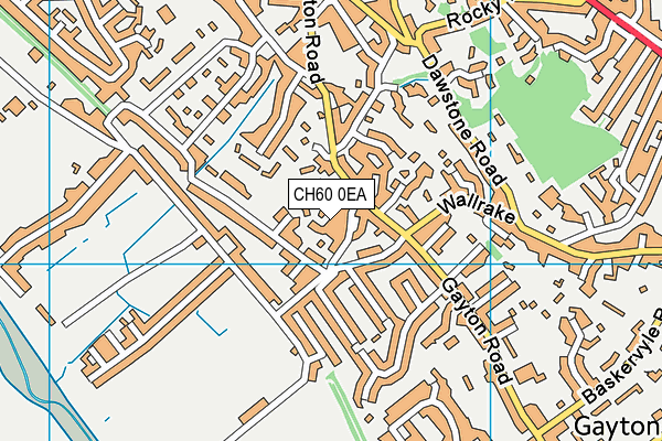 CH60 0EA map - OS VectorMap District (Ordnance Survey)