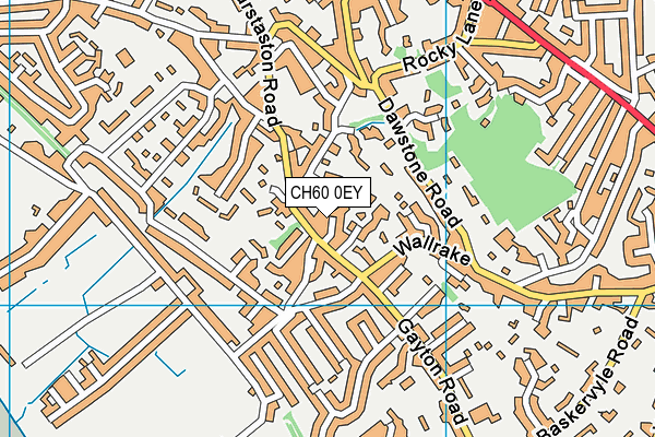 CH60 0EY map - OS VectorMap District (Ordnance Survey)