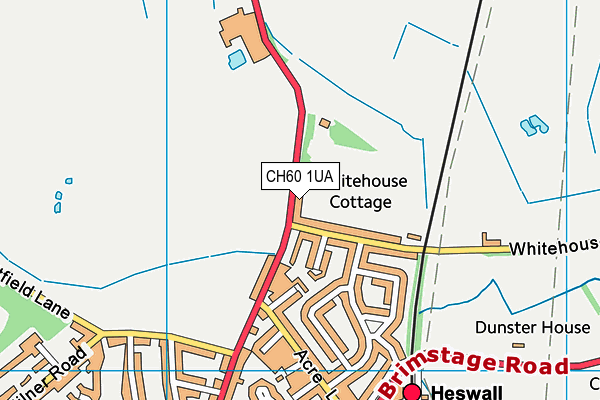 CH60 1UA map - OS VectorMap District (Ordnance Survey)