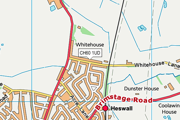 CH60 1UD map - OS VectorMap District (Ordnance Survey)