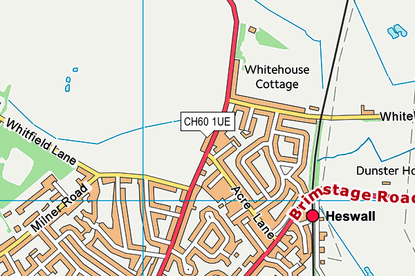 CH60 1UE map - OS VectorMap District (Ordnance Survey)