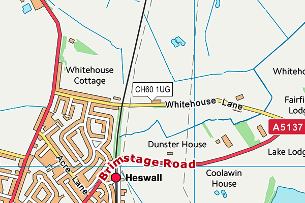 CH60 1UG map - OS VectorMap District (Ordnance Survey)