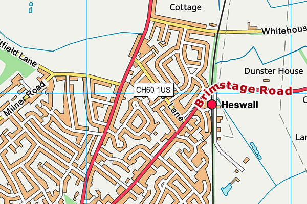 CH60 1US map - OS VectorMap District (Ordnance Survey)