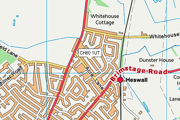 CH60 1UT map - OS VectorMap District (Ordnance Survey)