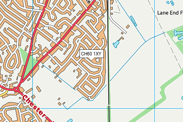 CH60 1XY map - OS VectorMap District (Ordnance Survey)