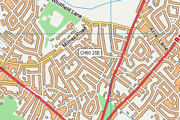 CH60 2SE map - OS VectorMap District (Ordnance Survey)