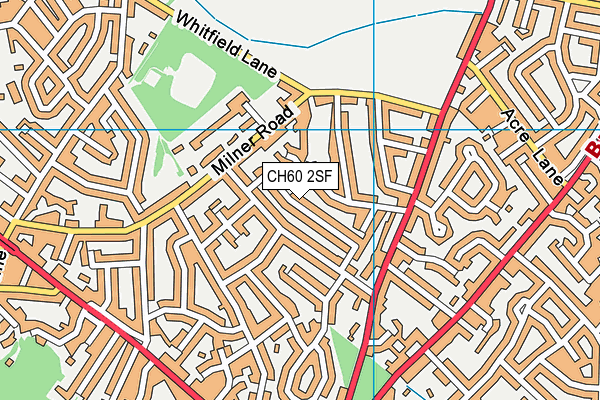 CH60 2SF map - OS VectorMap District (Ordnance Survey)