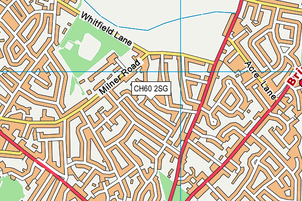 CH60 2SG map - OS VectorMap District (Ordnance Survey)