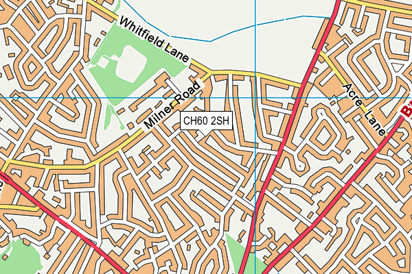 CH60 2SH map - OS VectorMap District (Ordnance Survey)